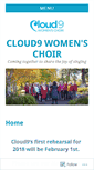 Mobile Screenshot of cloud9womenschoir.com